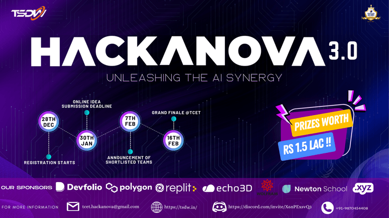 Hackanova 3.0 | Devfolio